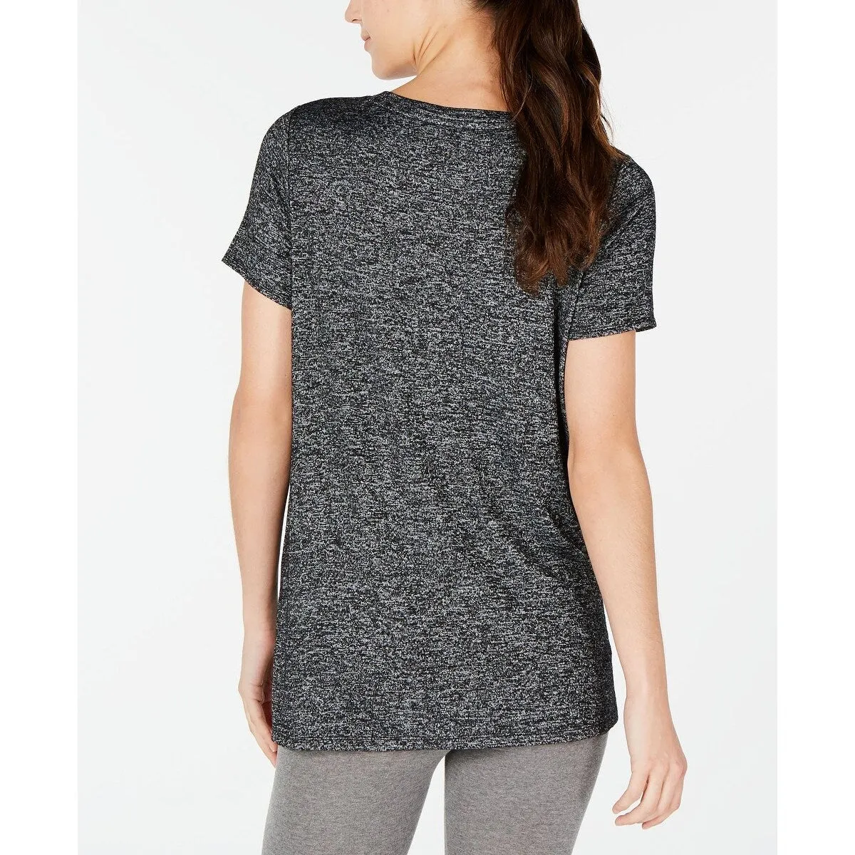 Calvin Klein Women's Twisted Hem Tee Gray Size Small sold by Zulily product image thumbnail 2