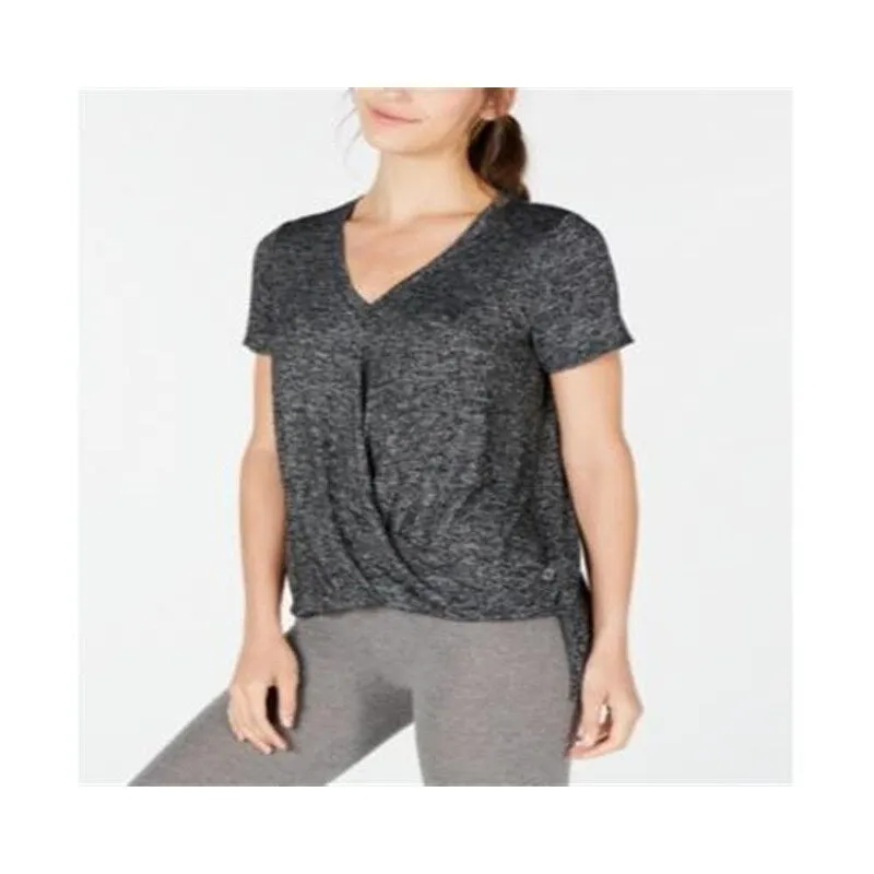 Calvin Klein Women's Twisted Hem Tee Gray Size Small sold by Zulily product image thumbnail 4