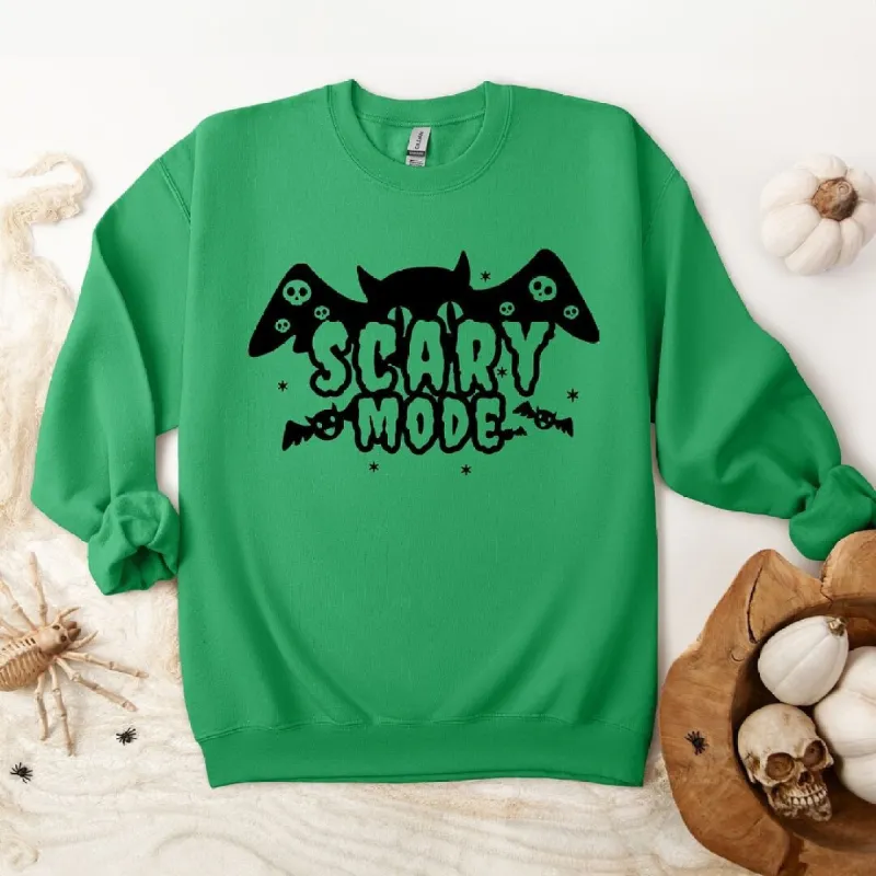 Scary Mode Bat Sweatshirt sold by Zulily
