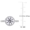 Created Forever 2 3/8ct TDW Lab-Grown Diamond and Tsavorite Accent Engagement Ring in 14k White Gold sold by Zulily