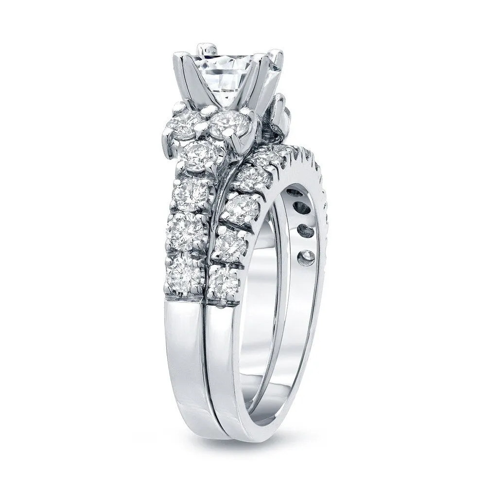 Auriya 14k Gold 2ctw Classic Round Diamond Engagement Ring Set sold by Zulily product image thumbnail 5