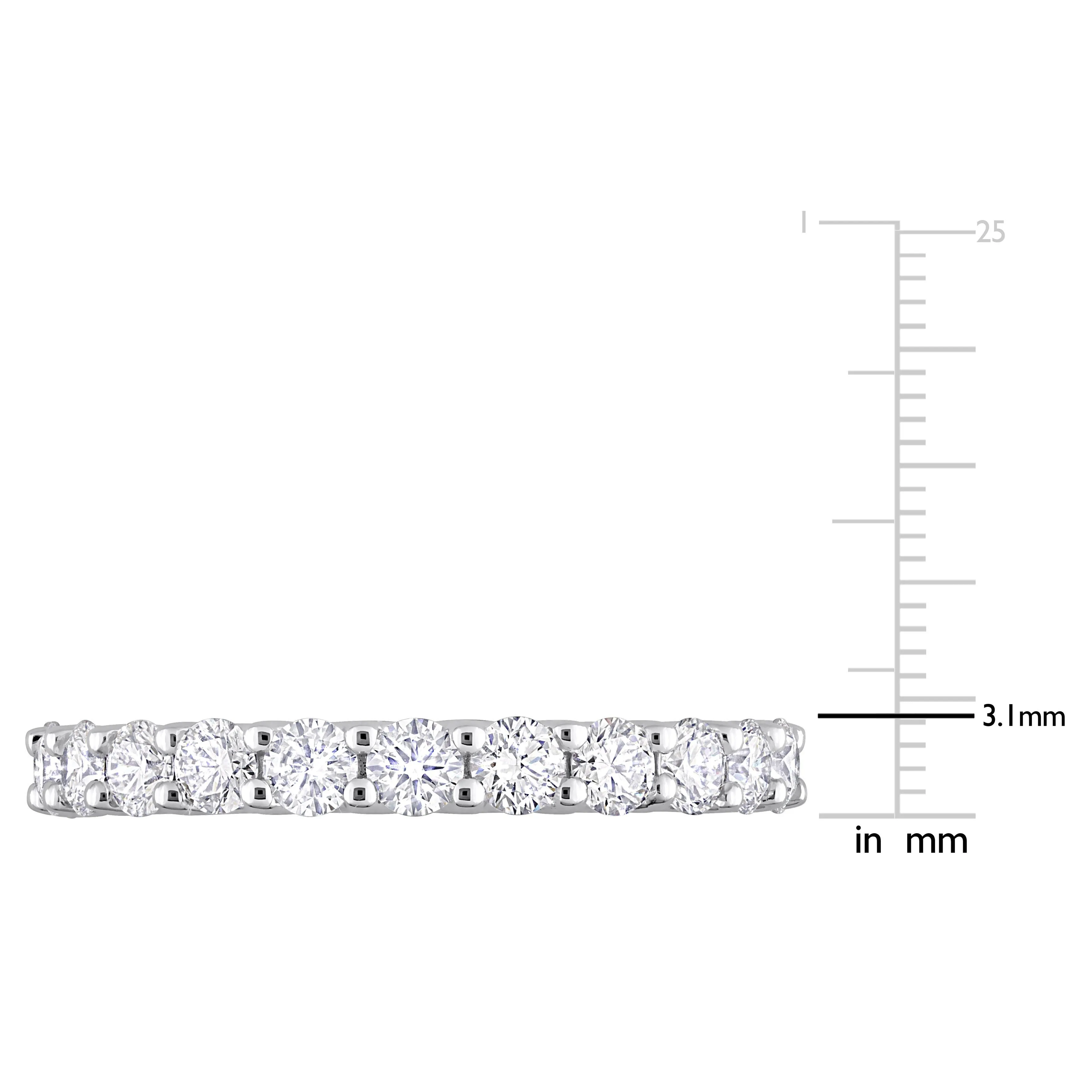 Created Forever 2 1/3ct TDW Lab-Grown Diamond Eternity Band in 14k White Gold sold by Zulily product image thumbnail 4
