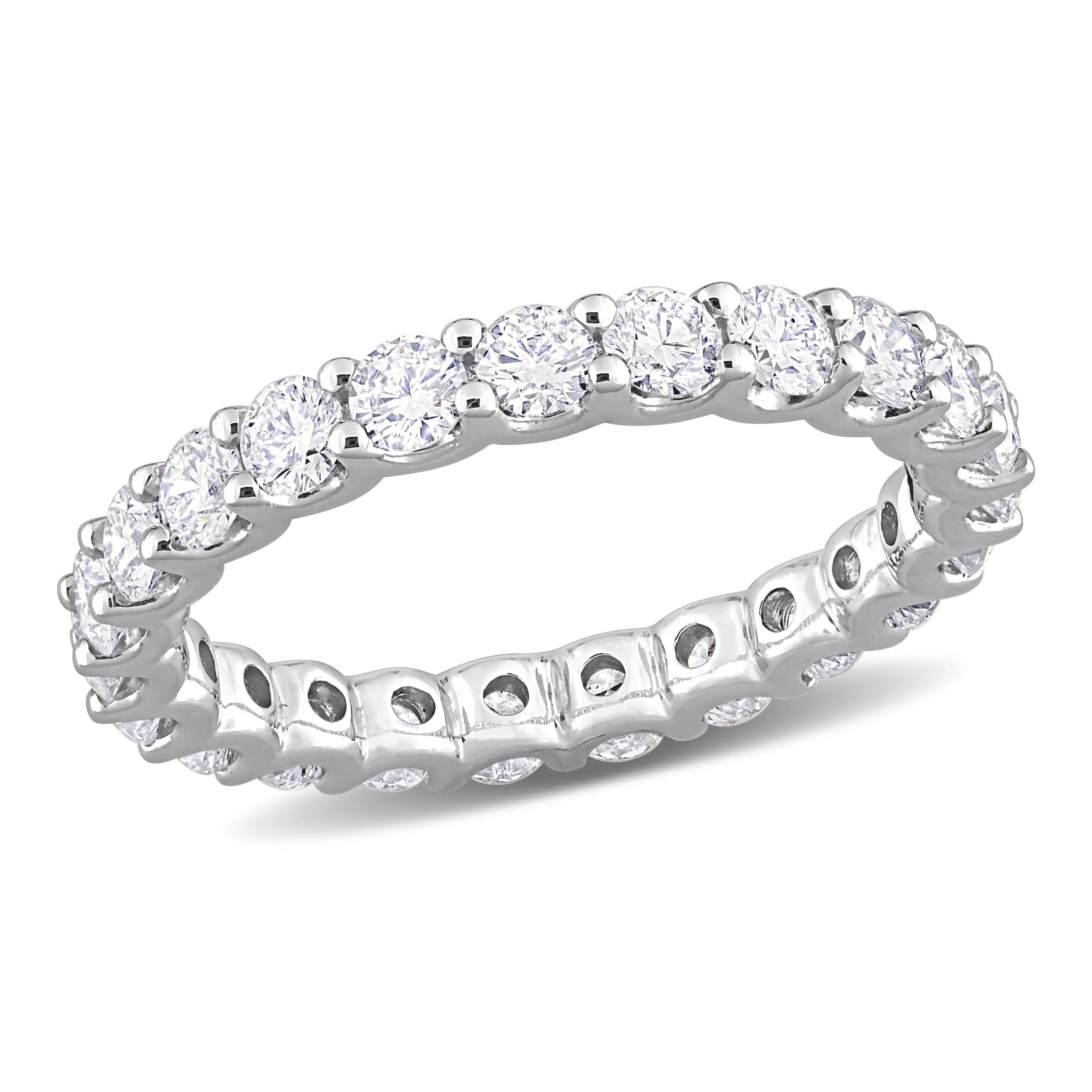 Created Forever 2 1/3ct TDW Lab-Grown Diamond Eternity Band in 14k White Gold sold by Zulily
