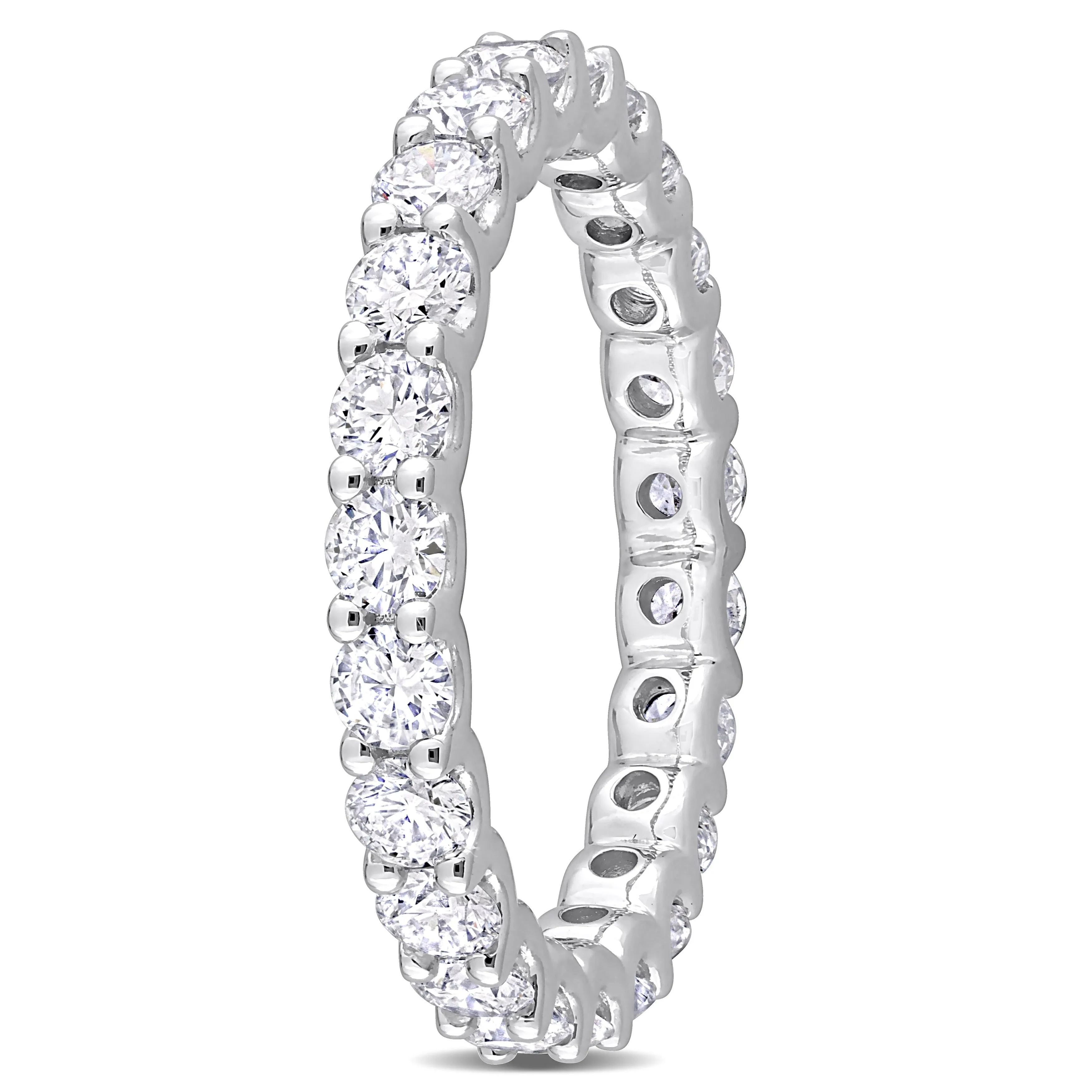 Created Forever 2 1/3ct TDW Lab-Grown Diamond Eternity Band in 14k White Gold sold by Zulily product image thumbnail 3