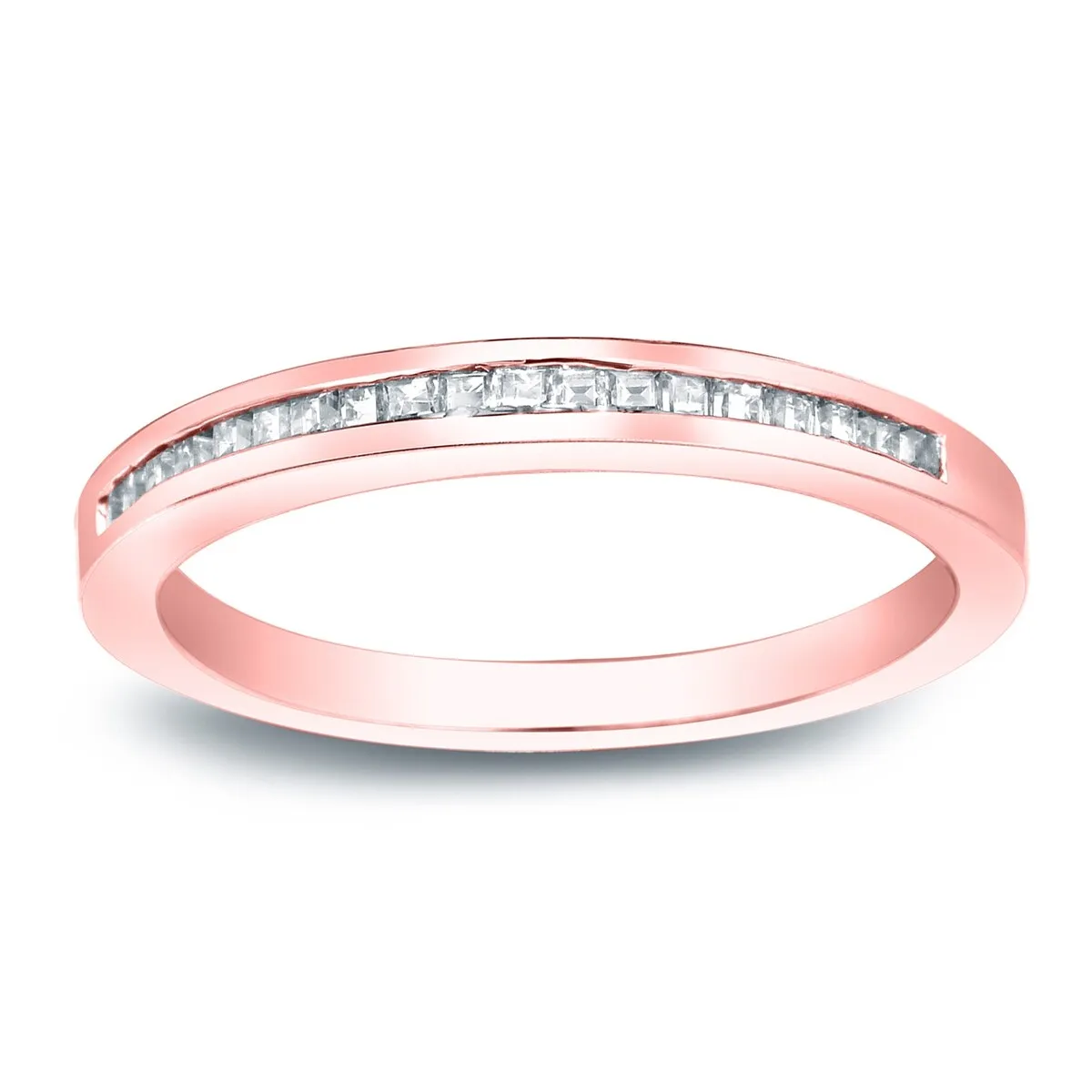 Auriya 1/3ctw Princess-cut Diamond Wedding Band 14k Gold sold by Zulily product image thumbnail 3