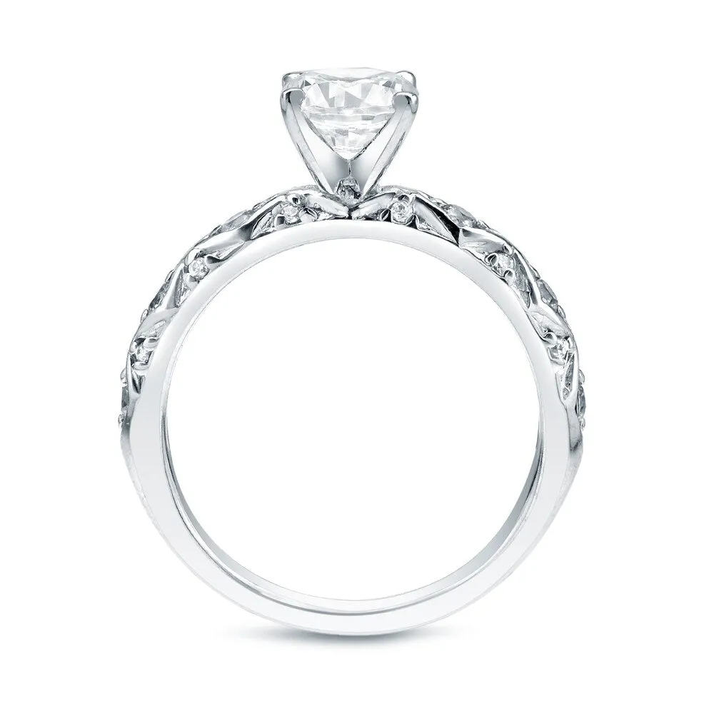 Auriya 14k Gold 1ctw Round Diamond Engagement Ring Set sold by Zulily product image thumbnail 5