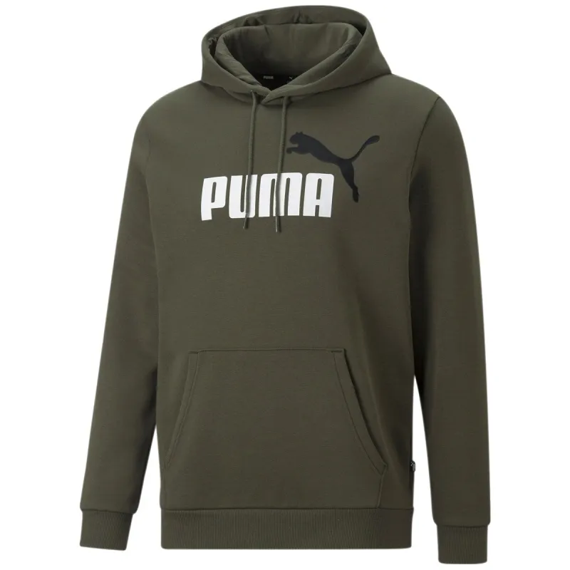 Puma Men's Essential Oversized Two Color Logo Hoodie Green Size Small sold by Zulily