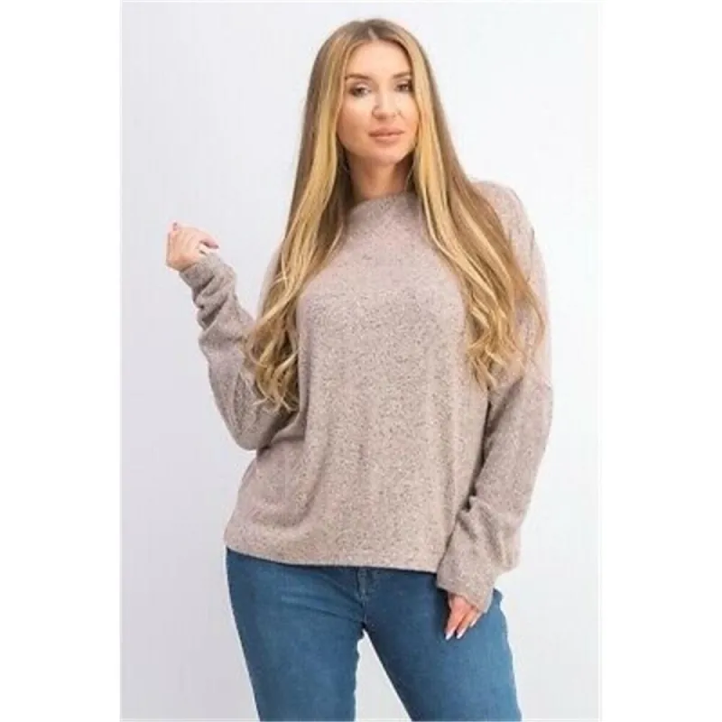 Gypsies & Moondust Juniors' Cozy Funnel Neck Top Pink Size Medium sold by Zulily