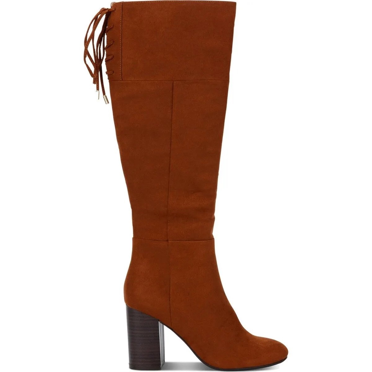 Kenneth Cole Reaction Women's Corie Lace Lace Back Block Heel Knee High Boots Brown Size 10 M - 10 M sold by Zulily product image thumbnail 3