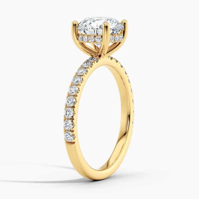 Auriya 14k Gold 2.75ctw Round Hidden-Halo Lab Grown Diamond Engagement Ring sold by Zulily