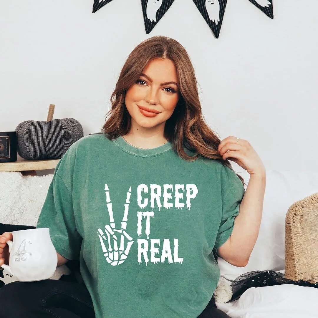 Creep It Real Peace Garment Dyed Tee sold by Zulily product image thumbnail 2