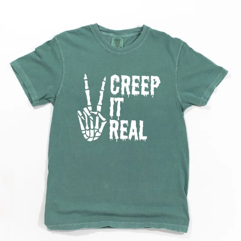 Creep It Real Peace Garment Dyed Tee made by Zulily