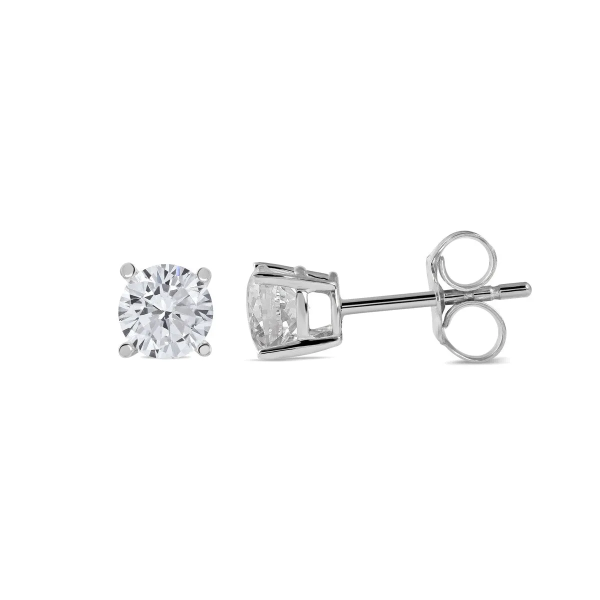 14K Diamond Stud Earring White gold (1/4cttw H-I Color, I2 Clarity) sold by Zulily product image thumbnail 5