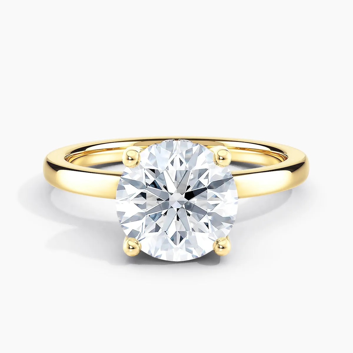 Auriya 14k Gold 0.90ctw Round Hidden-Halo Lab Grown Diamond Engagement Ring sold by Zulily product image thumbnail 2