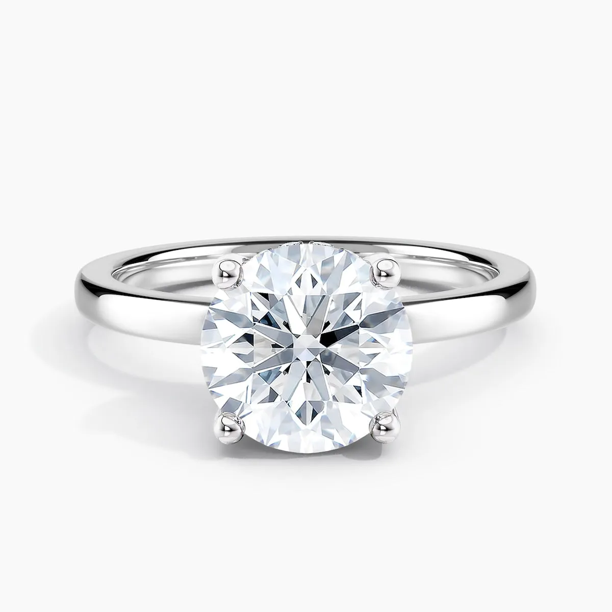 Auriya 14k Gold 0.90ctw Round Hidden-Halo Lab Grown Diamond Engagement Ring sold by Zulily