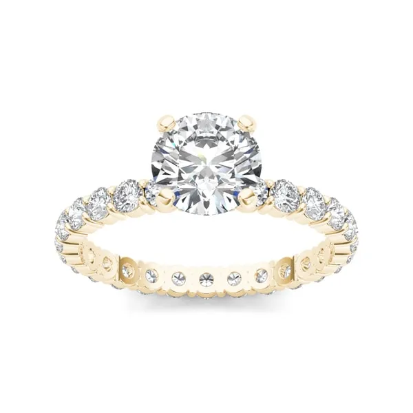 De Couer 14k Yellow Gold 2 1/2ct TDW Diamond Engagement Ring sold by Zulily