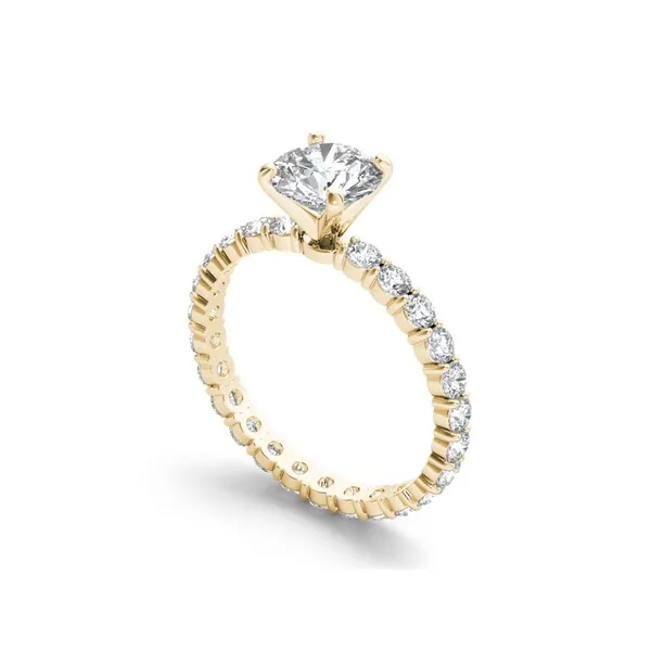 De Couer 14k Yellow Gold 2 1/2ct TDW Diamond Engagement Ring sold by Zulily product image thumbnail 3