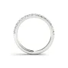 De Couer IGI Certified 14k White Gold 2/5ct TDW Diamond Wedding Band - White H-I sold by Zulily