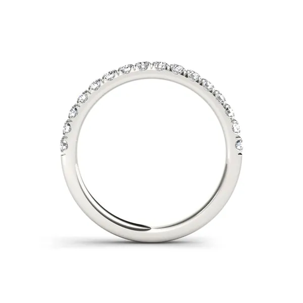 De Couer IGI Certified 14k White Gold 2/5ct TDW Diamond Wedding Band - White H-I sold by Zulily product image thumbnail 3