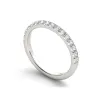 De Couer IGI Certified 14k White Gold 2/5ct TDW Diamond Wedding Band - White H-I sold by Zulily