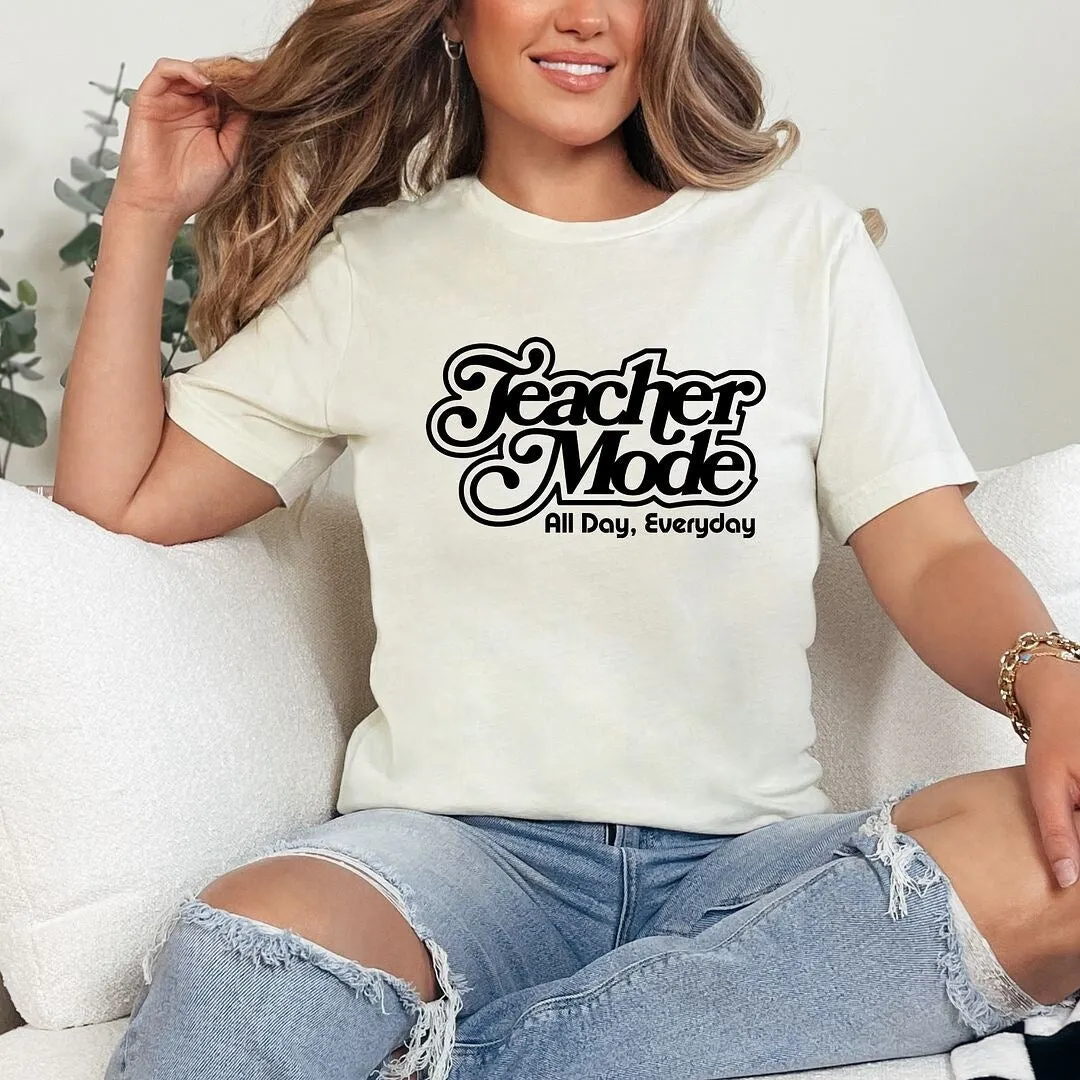 Teacher Mode Everyday Short Sleeve Tee sold by Zulily product image thumbnail 3