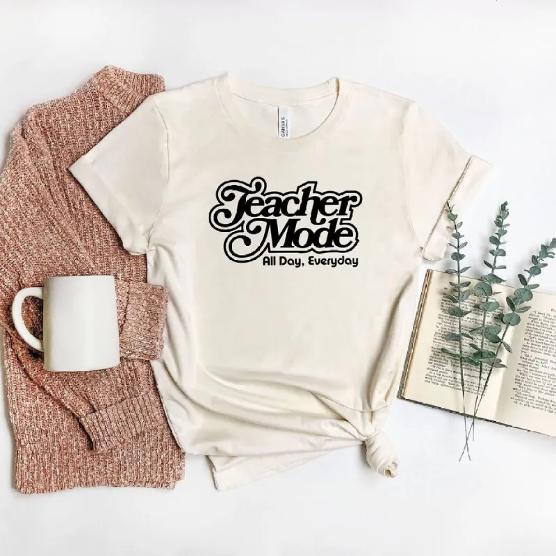 Teacher Mode Everyday Short Sleeve Tee sold by Zulily