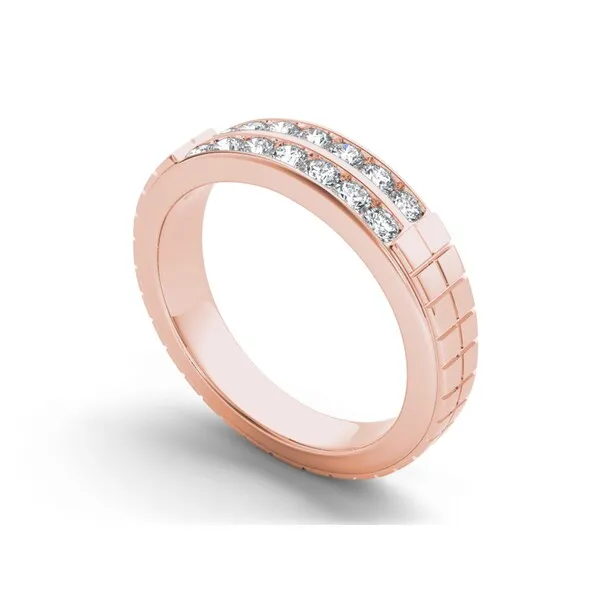 De Couer 14k Gold 3/4ct TDW Diamond Classic Men's Wedding Band sold by Zulily product image thumbnail 5