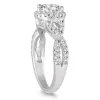 Marquee Jewels 14k White Gold 1 1/2ct TDW Diamond Engagement Ring sold by Zulily