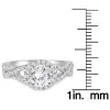Marquee Jewels 14k White Gold 1 1/2ct TDW Diamond Engagement Ring sold by Zulily