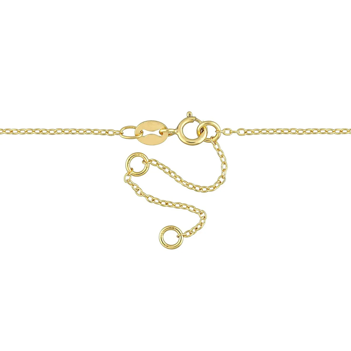 Eternally Yours 1/8ct TW Lab-Grown Diamond Lariat Y-Necklace in 18k Yellow Gold Plated Sterling Silver sold by Zulily product image thumbnail 5