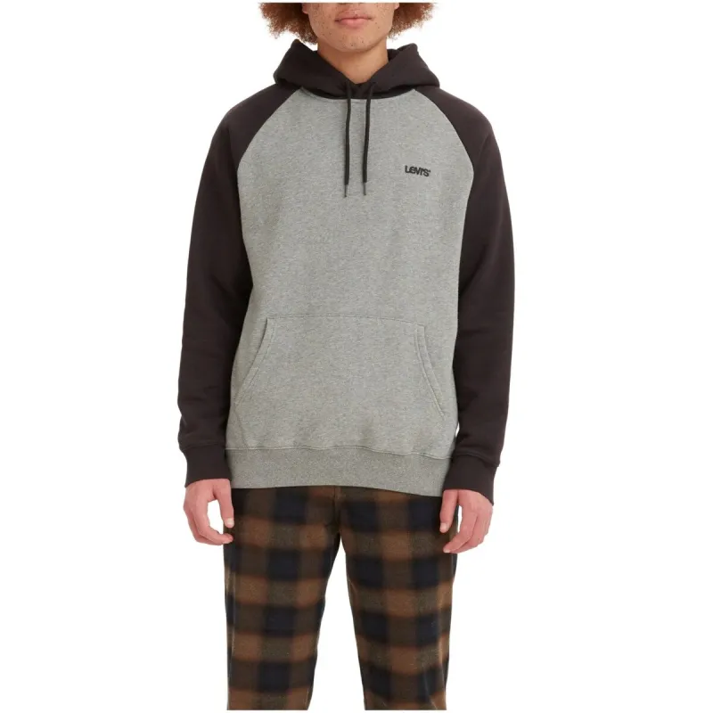 Levi's Men's Varsity Raglan Hoodie Gray Size XX-Large sold by Zulily