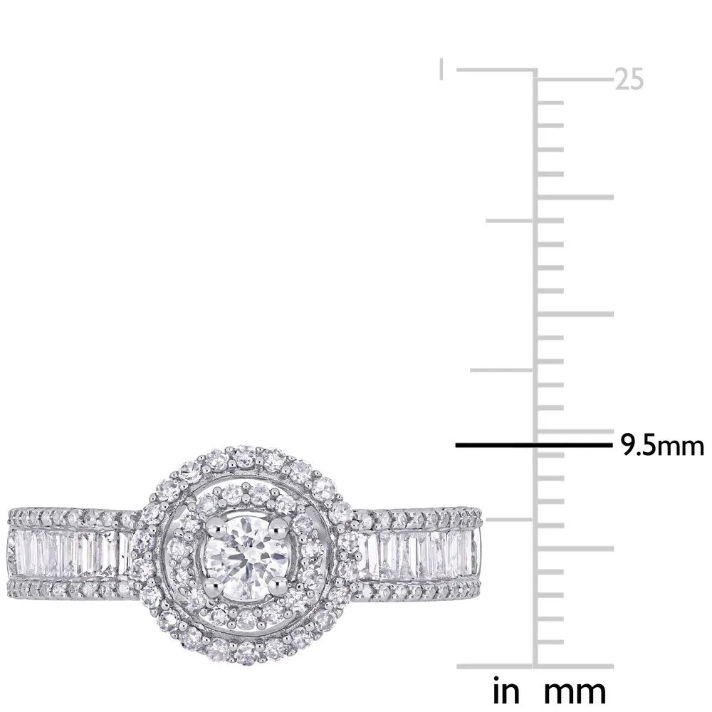 3/4ct TDW Multi-Cut Diamond Engagement Ring in 14k White Gold by Miadora sold by Zulily product image thumbnail 4