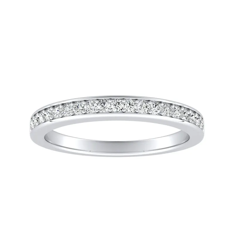 Auriya Stackable 1/5ctw Round Diamond Wedding Band 18k Gold sold by Zulily