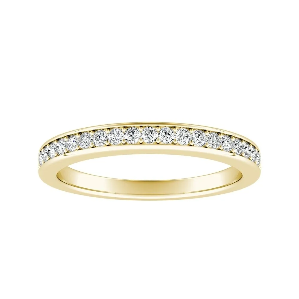 Auriya Stackable 1/5ctw Round Diamond Wedding Band 18k Gold sold by Zulily product image thumbnail 2