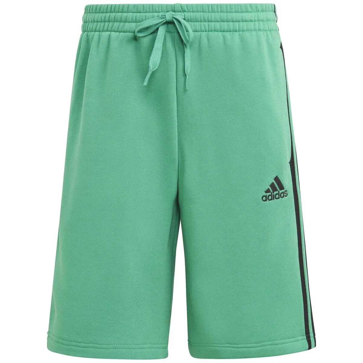 adidas Men's 3 Stripes 10 Fleece Shorts Green Size X-Large sold by Zulily