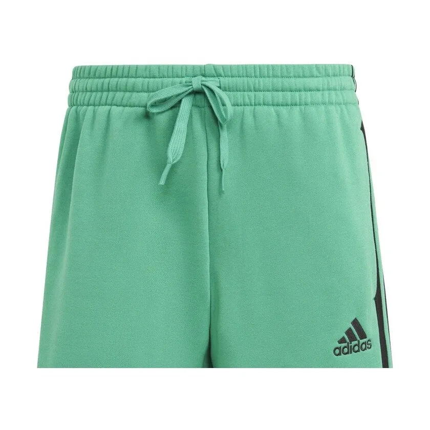 adidas Men's 3 Stripes 10 Fleece Shorts Green Size X-Large sold by Zulily product image thumbnail 2