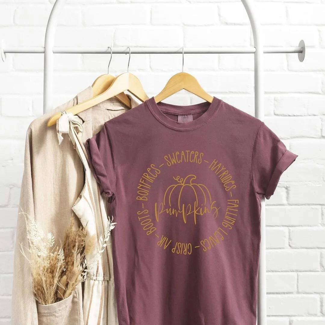 Fall Bucket List Garment Dyed Tee sold by Zulily