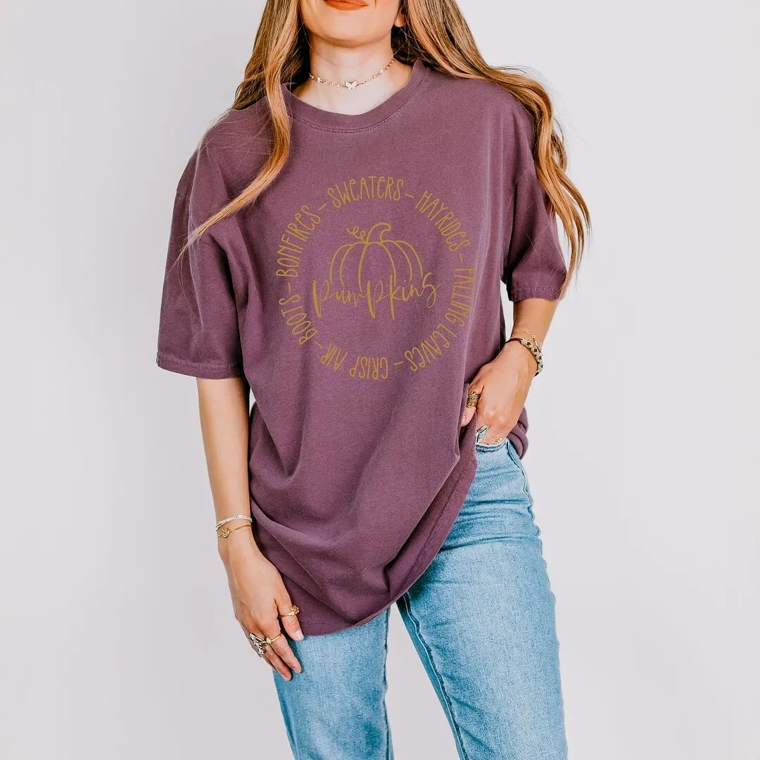 Fall Bucket List Garment Dyed Tee sold by Zulily product image thumbnail 3
