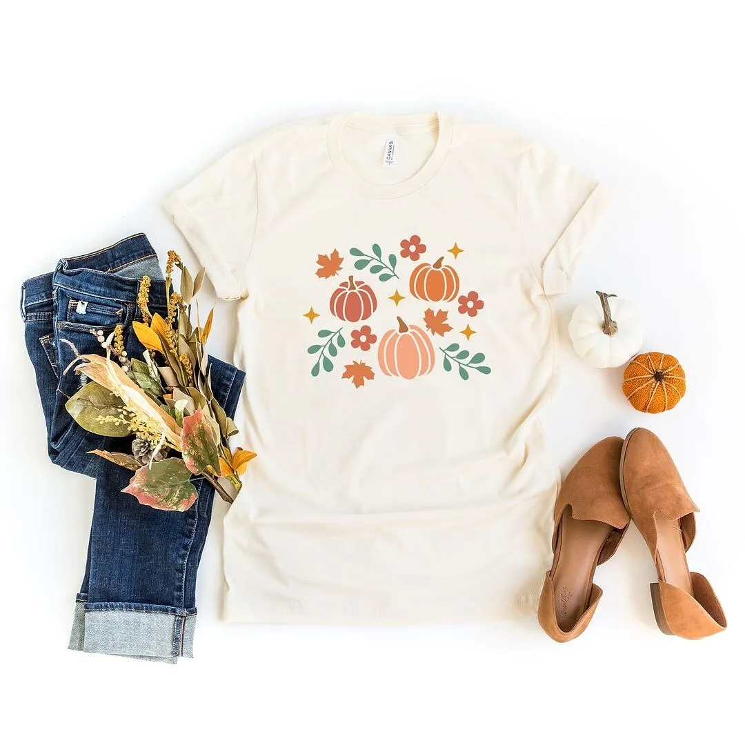 Pastel Pumpkins Short Sleeve Tee sold by Zulily