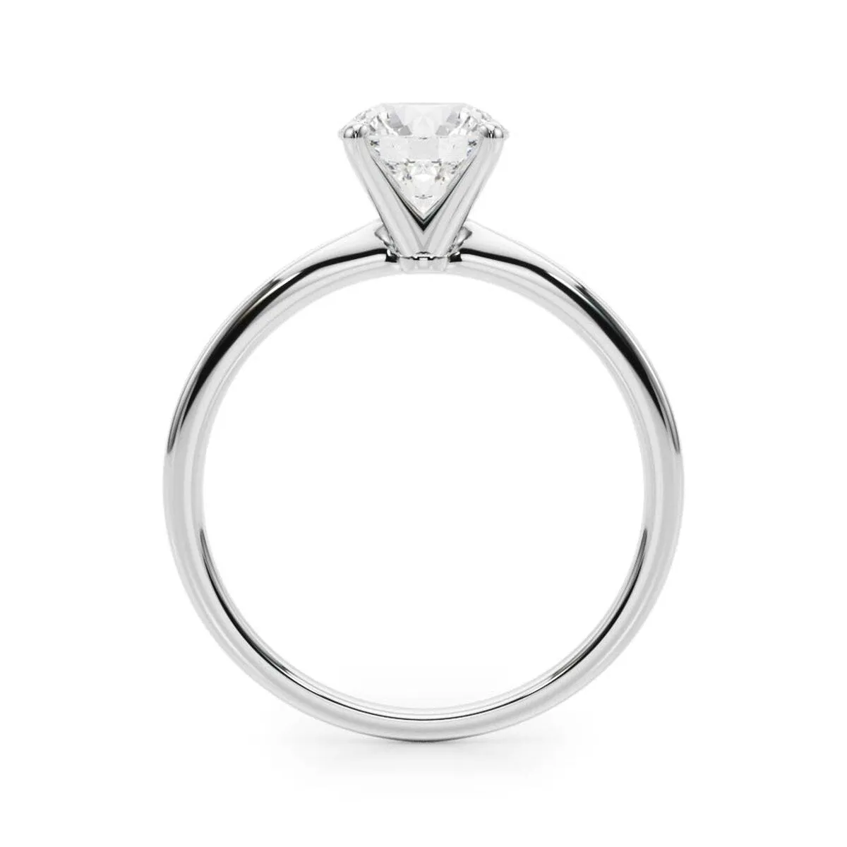 Auriya Platinum Gold 3/4ctw Round Solitaire Lab Grown Diamond Engagement Ring 4-Prong Basket sold by Zulily product image thumbnail 2