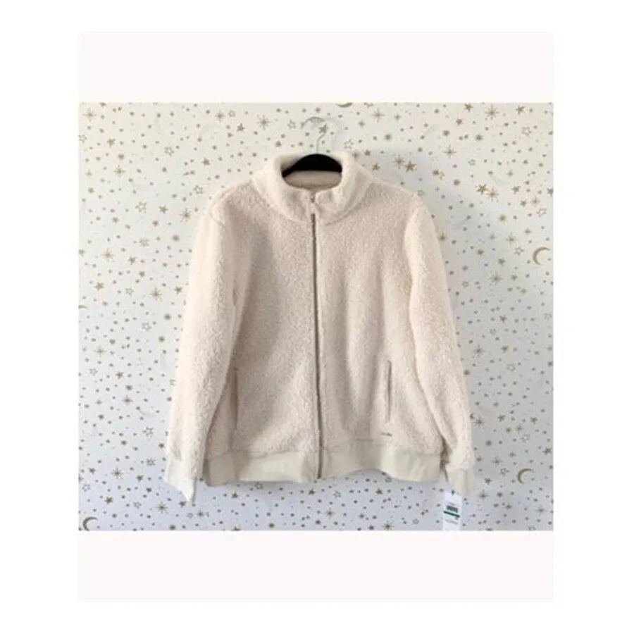 Calvin Klein Women's Zip up Jacket Ivory Size Small sold by Zulily