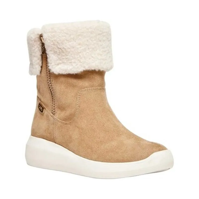 Anne Klein Women's Frizby Ankle Bootie Fabric Brown Size 6.5 M - 6.5 M sold by Zulily