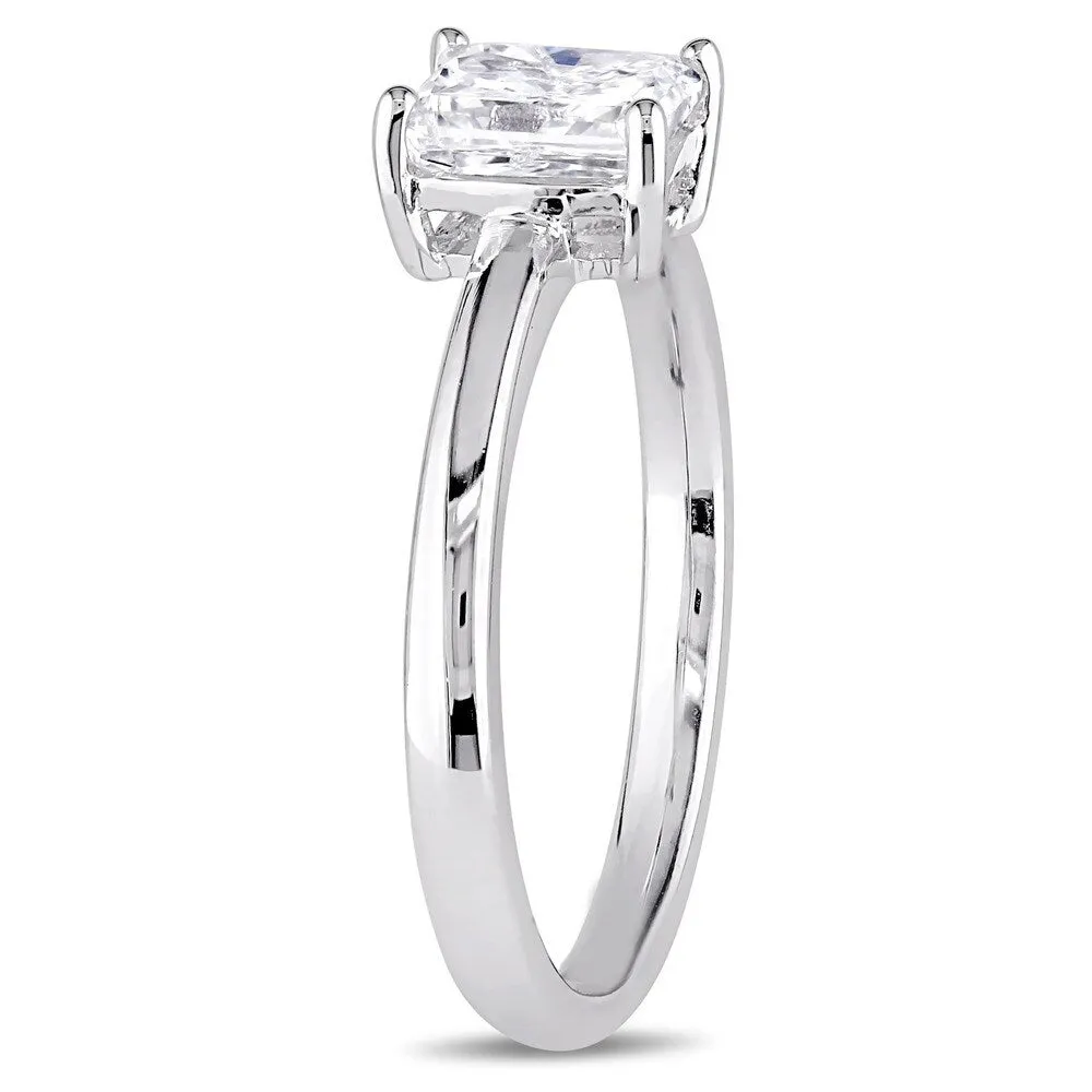 Miadora Signature Collection 14k White Gold 1ct TDW Radiant-Cut Diamond Solitaire Engagement Ring sold by Zulily product image thumbnail 5