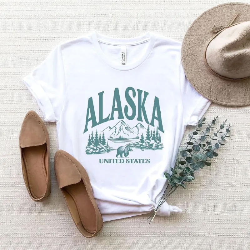 Alaska Forest Scene Short Sleeve Tee sold by Zulily