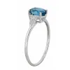 Sterling Silver London Blue Topaz Gemstone Ring sold by Zulily