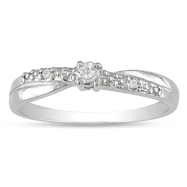10k White Gold Diamond Accent Promise Ring sold by Zulily