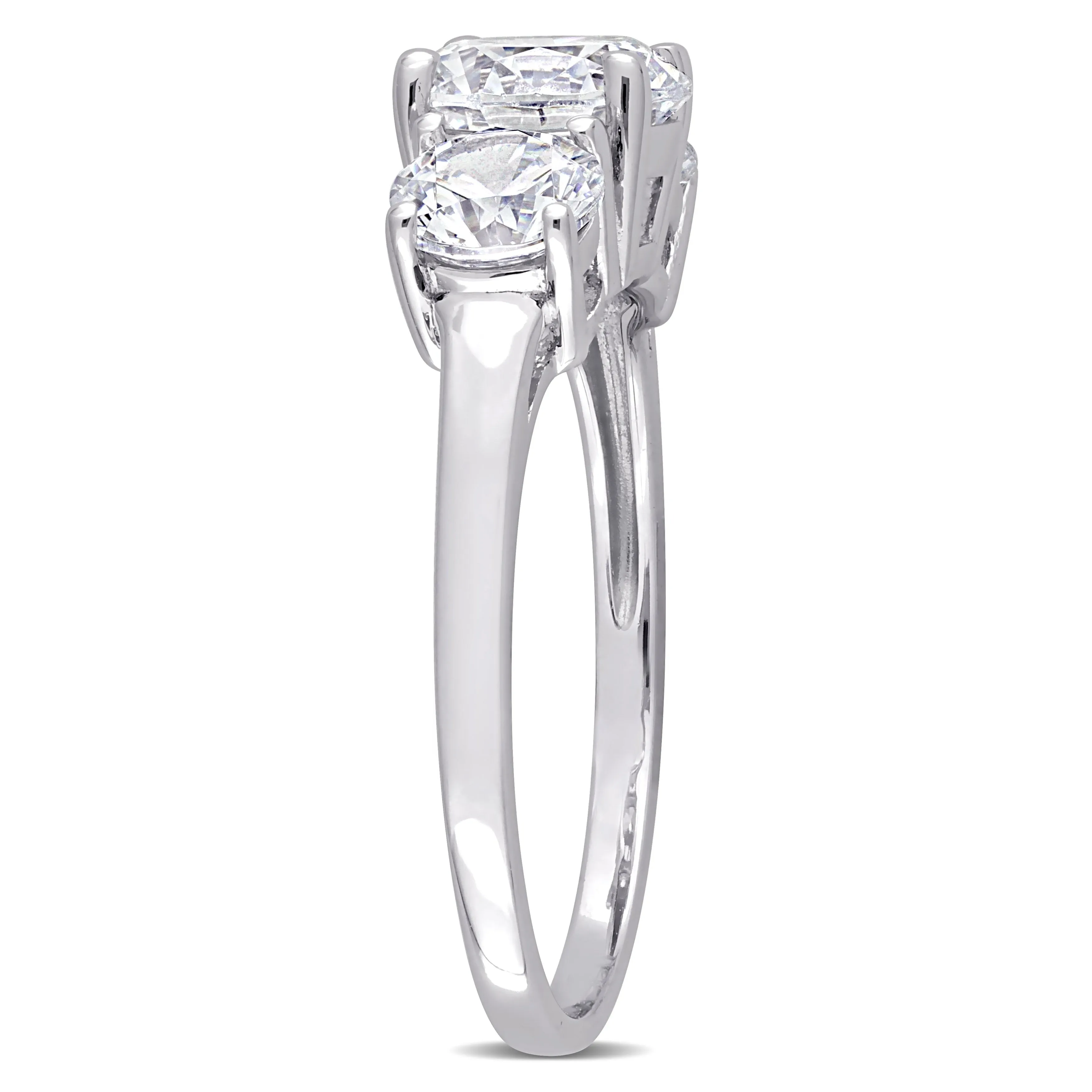 Miadora 3 3/4ct TGW Cubic Zirconia 3-Stone Ring in Sterling Silver sold by Zulily product image thumbnail 2