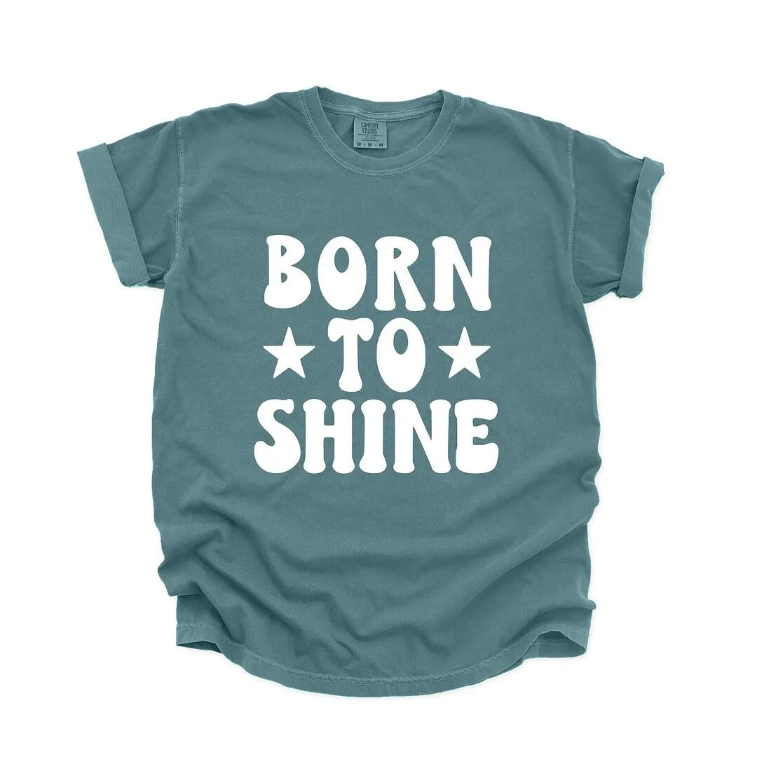 Born To Shine Stars Garment Dyed Tee sold by Zulily product image thumbnail 2