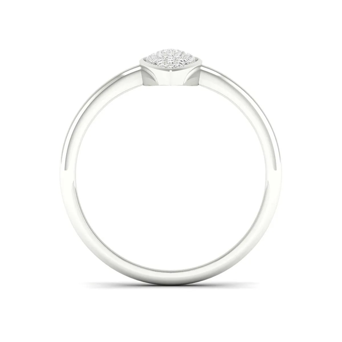 De Couer 10k Gold 1/4ct TDW Diamond Marquise Shape Cluster Fashion Ring sold by Zulily product image thumbnail 3