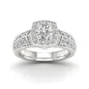 De Couer 2ct TDW Diamond Halo Ring (H-I, I2) - White sold by Zulily